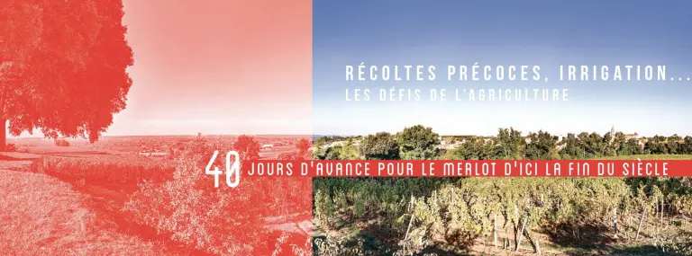 Source : AcclimaTerra, Le Treut, H. (dir). Anticiper les changements climatiques en Nouvelle-Aquitaine. Pour agir dans les territoires. Éditions Région Nouvelle-Aquitaine, 2018, 488 p. Visuel