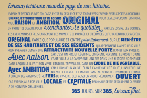 Extrait de l’étude de positionnement d’Evreux – © Léon Travel et Tourisme Visuel