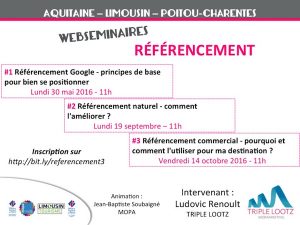 Les webséminaires Référencement Google de la MOPA 2016