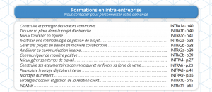 Professionnalisation intra entreprise suite au confinement