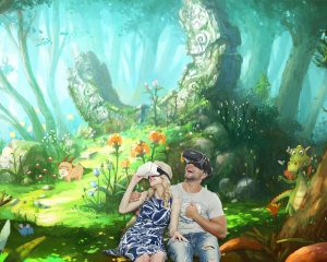paysage de réalité virtuelle