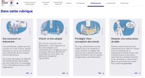 ressources ademe événementiel responsable